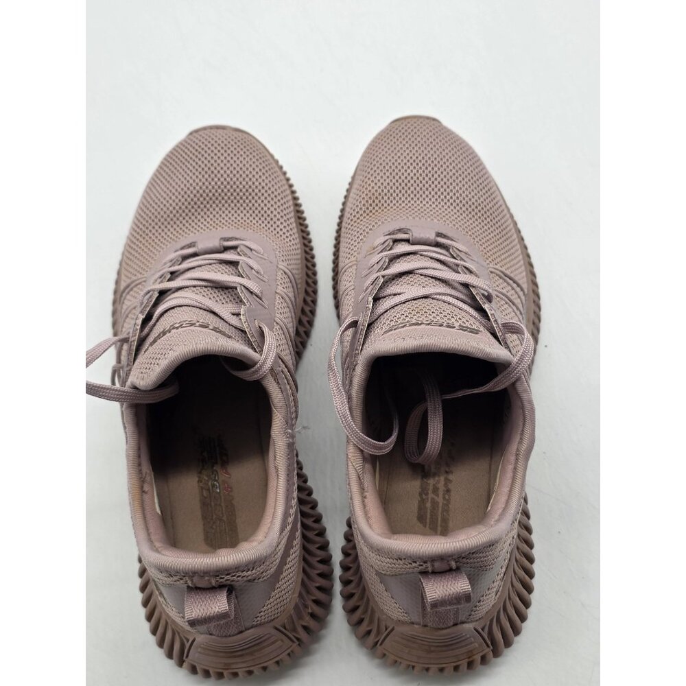 Skechers BOBS Shoes Womens 7 Pink sport geo Mesh Walking Sneakers SN 117417TX - Picture 8 of 11